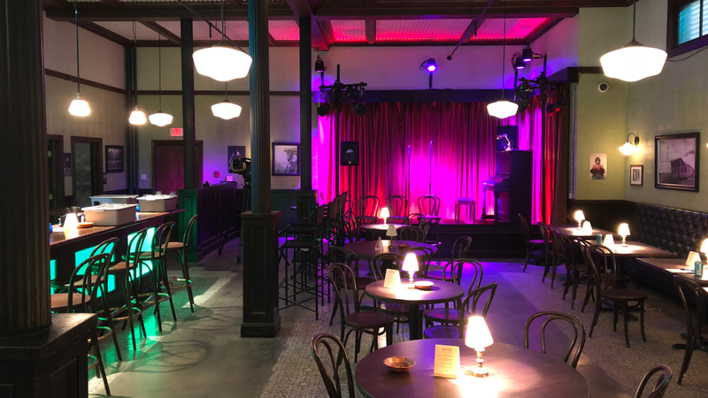 The “Pete’s Cantina” set for The Purge.